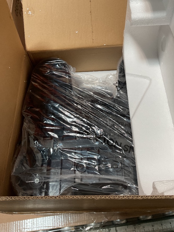 Photo 1 of ***MISSING POWER CORD & REMOTE*** MERACH Under Desk Elliptical Machine, Leg Exerciser While Sitting for Seniors with Remote Control & 12-Speeds, Quiet Portable Electric Seated Pedal Exerciser Machine for Home Office (Black)