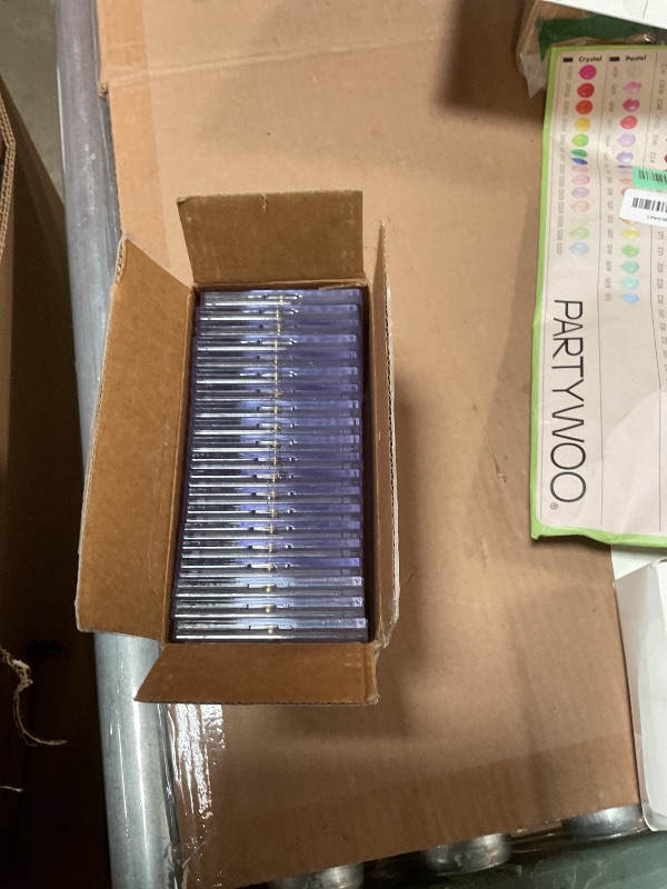 Photo 1 of **SCRATCHED** 20ct Magnetic Card Holders, 35pt One Touch Card Holder, U-V Protection Hard Plastic Case for Trading Cards, Display Case for Sports, Baseball, Football, Game Cards