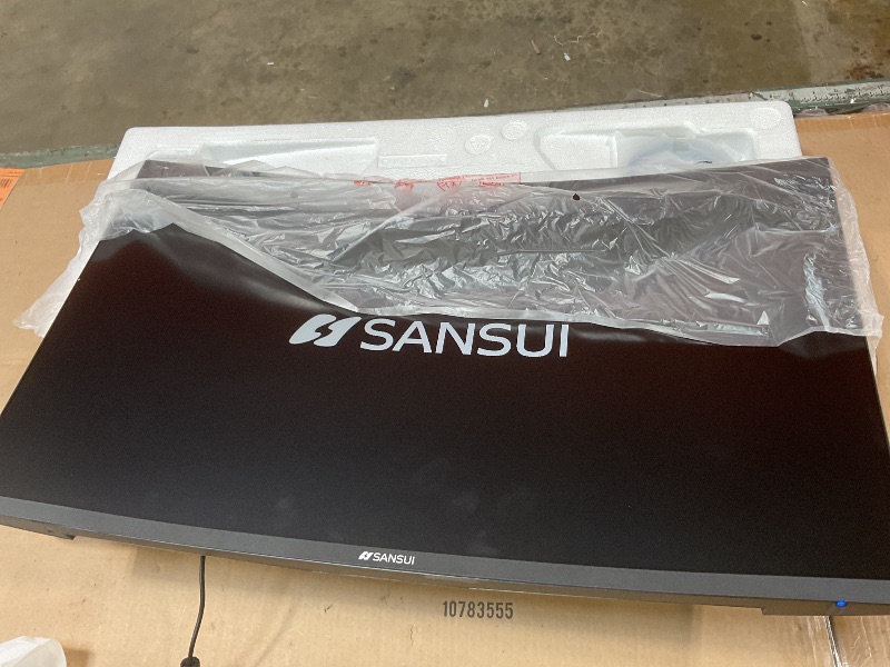 Photo 1 of **FOR PARTS ONLY/ NON-FUNCITONAL*** SANSUI 32 Inch Curved 240Hz Gaming Monitor High Refresh Rate, FHD 1080P Gaming PC Monitor HDMI DP1.4, Curved 1500R, 1Ms MPRT, HDR,Metal Stand,VESA Compatible(DP Cable Incl.)