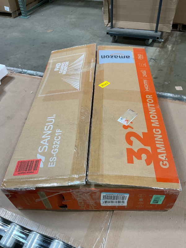 Photo 1 of **FOR PARTS ONLY/ NON-FUNCITONAL*** SANSUI 32 Inch Curved 240Hz Gaming Monitor High Refresh Rate, FHD 1080P Gaming PC Monitor HDMI DP1.4, Curved 1500R, 1Ms MPRT, HDR,Metal Stand,VESA Compatible(DP Cable Incl.)