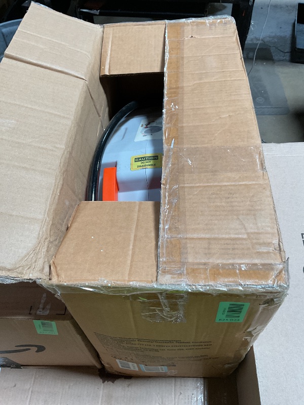 Photo 1 of ***USED***VEVOR Retractable Garden Hose Reel, 1/2 Inch x 84 ft Wall Mounted Heavy Duty Garden Hose Reel with 9 Patterns Nozzle, Any Length Lock, Upgraded Slow Return System and 180°Swivel Bracket
