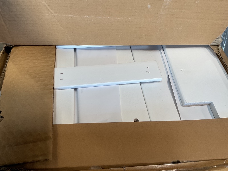 Photo 1 of *** BOX ONE AND TWO ONLY/MINOR DAMAGE/UNKNOWN MISSING PARTS AND HARDWARE***Backyard Discovery Canyon Creek White Cedar Wood Swing Set with Wave Slide, Clubhouse, Play Kitchen, Picnic Area, Belt Swings, Web Swing, Rock Wall, Balconies, Playhouse, Step Ladd