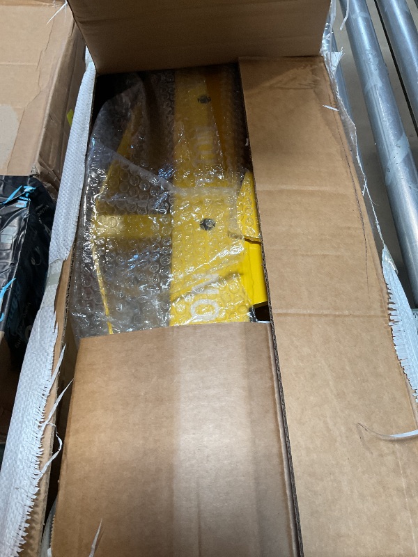 View 4 of *** BOX A ONLY***2 Ton Folding Hydraulic Engine Hoist with 59 in Load Leveler 4400 LBS Capacity Heavy Duty Cherry Picker 6 Swivel Wheels,Engine Support Bar 1100 LBS Capacity for Garage Workshop Warehouse Yellow