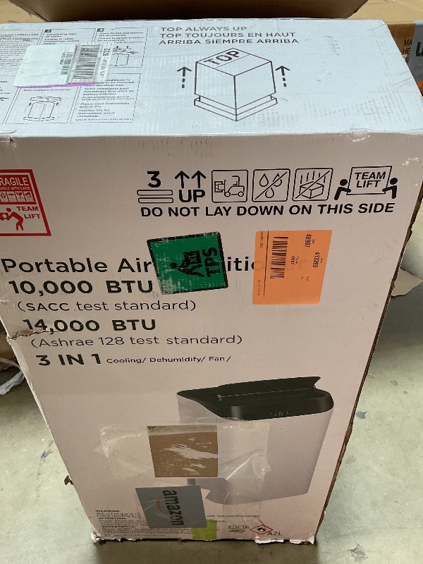Photo 1 of *** MINOR DAMAGE***14000 BTU Portable Air Conditioners, Cooling,Fan,Dehumidification,Sleep Mode for Large Rooms up to 700 Sq.Ft, AC Unit with Remote Control, 24H Timer, Installation Kits Included