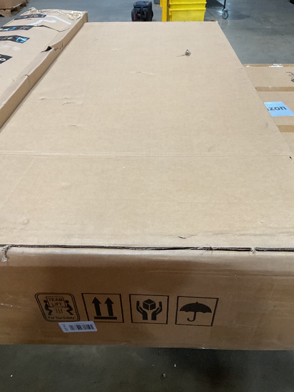 Photo 1 of *** BOX B ONLY***94 in. Rectangular Brown Wood Conference Desk for 10 People