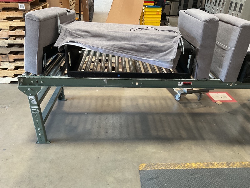 Photo 1 of *** STOCK PHOTO ONLY/USED/GRAY COUCH/MISSING PARTS AND HARDWARE/MINOR DAMAGE*** POSSIBLY FOR PARTS ONLY