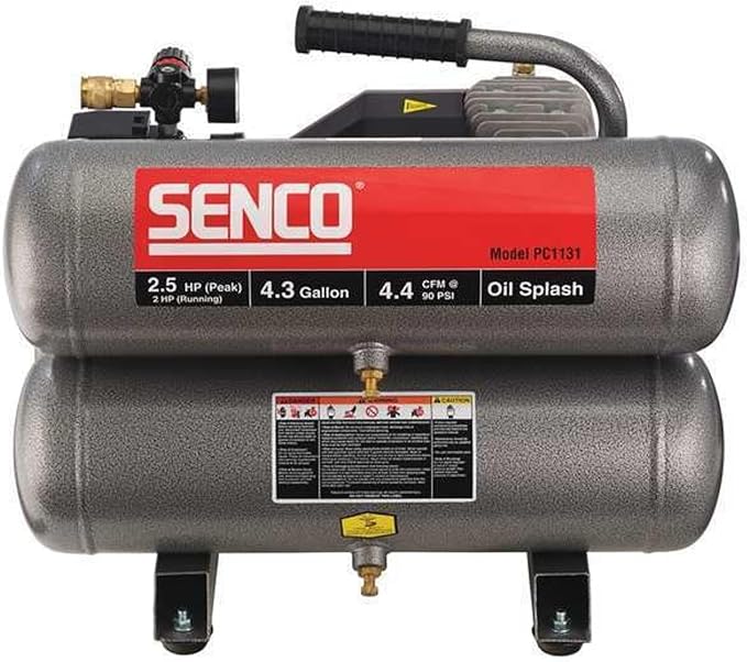 Photo 1 of *** UNKNOWN MISSING PARTS***Senco PC1131 Compressor, 2.5-Horsepower (PEAK) 4.3-Gallon