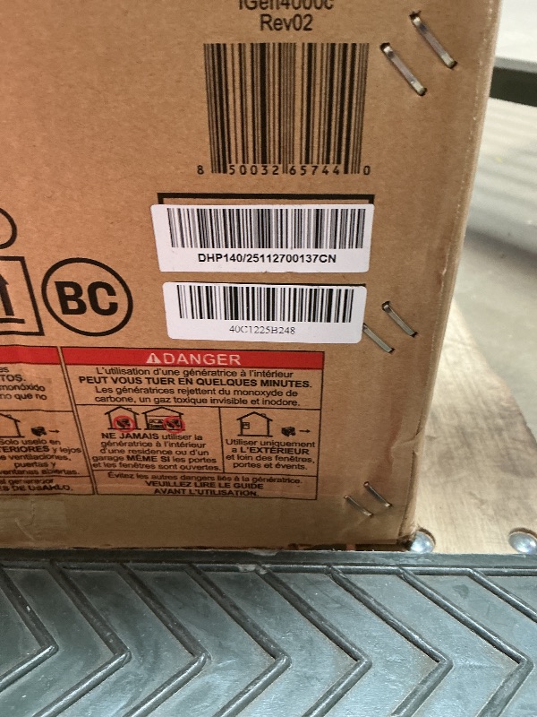 Photo 1 of *** USED ***Westinghouse 4000 Peak Watt Super Quiet Portable Inverter Generator, Remote Electric Start with Auto Choke, RV Ready 30A Outlet, Gas Powered, CO Sensor, Parallel Capable