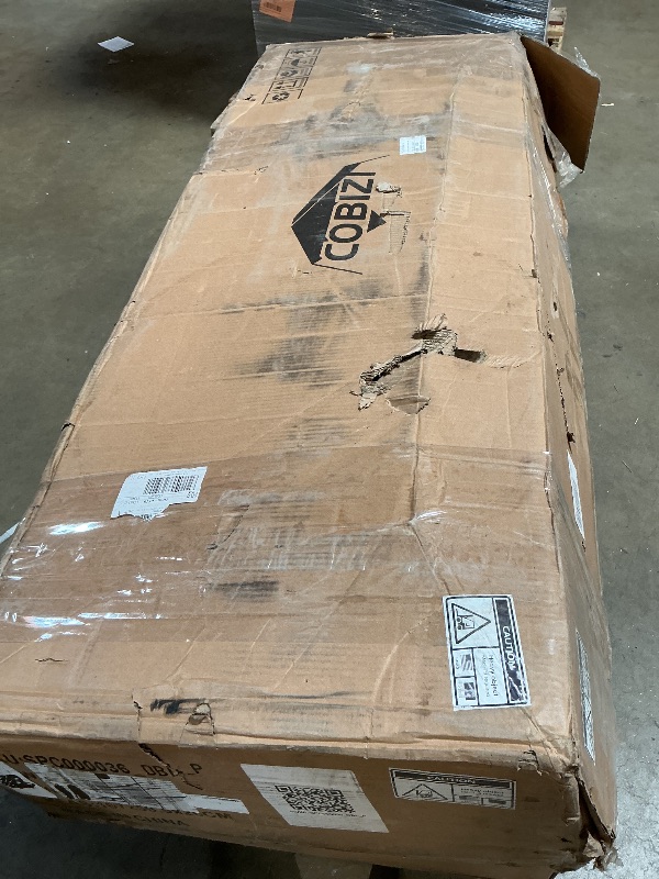 Photo 1 of *** USED/MINOR DAMAGE/UNKNOWN MISSING PARTS AND HARDWARE***COBIZI 10x30 Heavy Duty Pop up Canopy with 8 sidewalls Party Tent for Parties Weddings Events UPF 50+ Waterproof Commercial Gazebo with Roller Bag, Dark Blue(Frame Thickened)