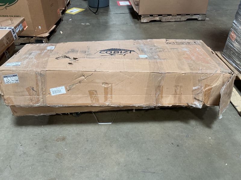 Photo 1 of *** USED/MINOR DAMAGE/UNKNOWN MISSING PARTS AND HARDWARE***COBIZI 10x30 Heavy Duty Pop up Canopy with 8 sidewalls Party Tent for Parties Weddings Events UPF 50+ Waterproof Commercial Gazebo with Roller Bag, Dark Blue(Frame Thickened)