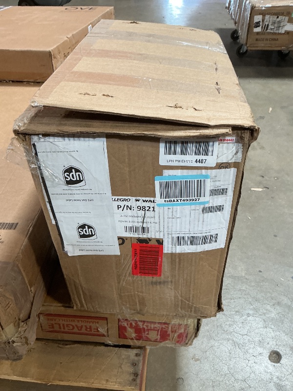 View 3 of *** USED/MAJOR DAMAGE/UNKNOWN MISSING PARTS***Allegro 9821 | A-750 Breathing Air Pump | ¾ HP Oil-Less Rotary Vane | Portable Low-Pressure Air Source | 0–10 CFM, 2–12 psi | for 1–2 Respirator Users or 1 Hood | UL Recognized Motor