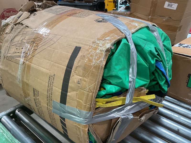 Photo 1 of *** MISSING BLOWER/USED/MINOR DAMAGE/UNKNOWN MISSING PARTS****20FT Oxford Inflatable Water Slide Waterslides for Kids and Adults Rainforest Style Water Slide Bounce House and Swimming Pool Wet Dry Use Summer Fun Water Park for Outdoor-Including Blower