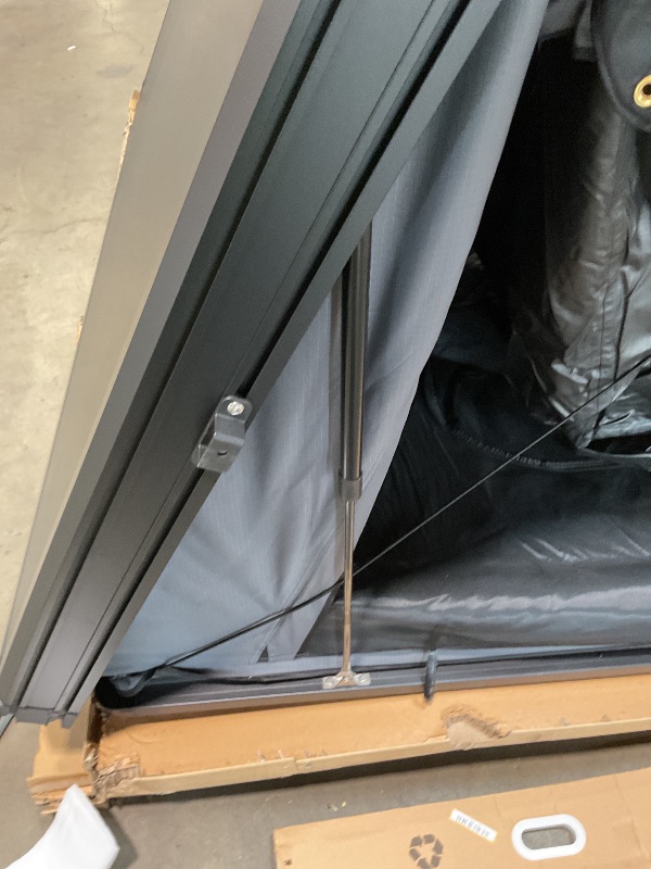 Photo 1 of ***FOR PARTS/ ONLY/ HAS A BIG HOLE IN THE BASE*** SanHima Rooftop Tent Hard Shell - Hotham Side Overland Aluminium Roof Top Tent Side-Open Design, Larger Interior Space 81"x60"x49", Full Ceiling LED Light & Skyview Window, for Car SUV Truck Camping