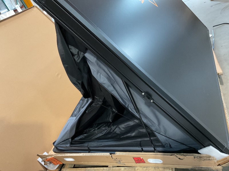 Photo 1 of ***FOR PARTS/ ONLY/ HAS A BIG HOLE IN THE BASE*** SanHima Rooftop Tent Hard Shell - Hotham Side Overland Aluminium Roof Top Tent Side-Open Design, Larger Interior Space 81"x60"x49", Full Ceiling LED Light & Skyview Window, for Car SUV Truck Camping