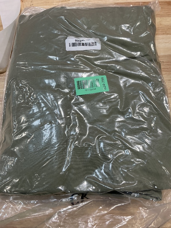 Photo 1 of ***MISSING COMFORTER*** Monbix California King Comforter Set - 7 Pieces Cationic Dyeing Olive Green Bed in a Bag Cal King Bedding Sets with Comforter, Sheets, Pillowcases & Shams, Reversible Bedding Comforters Sets