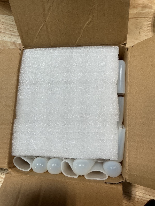 View 2 of 10 Pack Glass Cylinder Vases for Taper Candle Holders with Cuttable Silicone Sleeves (Fits 0.91" Candlestick Openings), Ideal for Dinner Parties, Home Accents, Event Decor, Wedding Arrangements