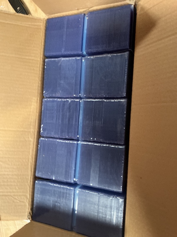 Photo 1 of 1000 Card Sleeves Hard Plastic, Premium Baseball Card Sleeves, 3" x 4" Trading Cards Holder, Sports Football Game Cards Protectors Top Cases (500 Hard Sleeve + 500 Soft Sleeve)