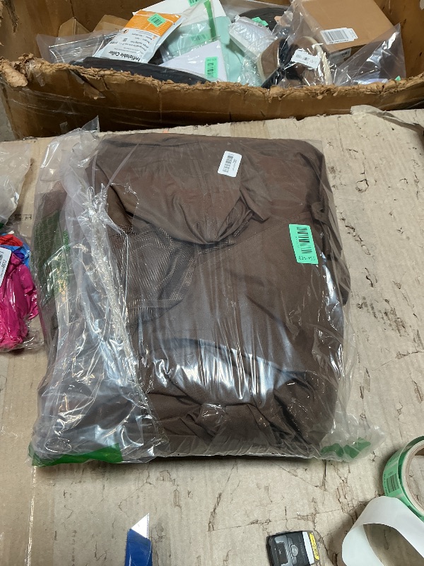 Photo 1 of 10x12ft Canopy Replacement Top for Lowe's Allen Roth Gazebo #GF-12S004B-1, Two Tiered Waterproof Gazebo Cover Roof with 8 Drainage Holes for BBQ Outdoor, Brown