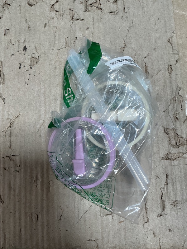 Photo 1 of 2 Pack Stanley Lid Replacement 40 oz, for Stanley H2.0 Quencher Cup Accessories, Dust-Proof Straw Cover for stanley cups, Spill-Proof Design, Stanley Cup Accessories?Beige & Purple?