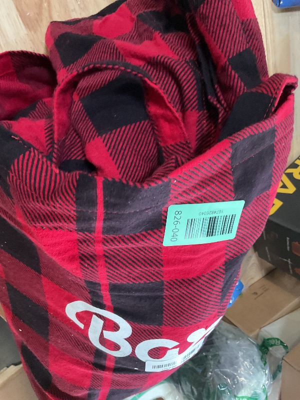 Photo 1 of ** dirt from transport**Bare Home Flannel Sheet Set Prints, 100% Cotton, Soft Heavyweight - Christmas Holiday Sheets - Double Brushed Flannel - Extra Softness, Comfort - Deep Pocket (Cal King, Buffalo Plaid - Red/Black)