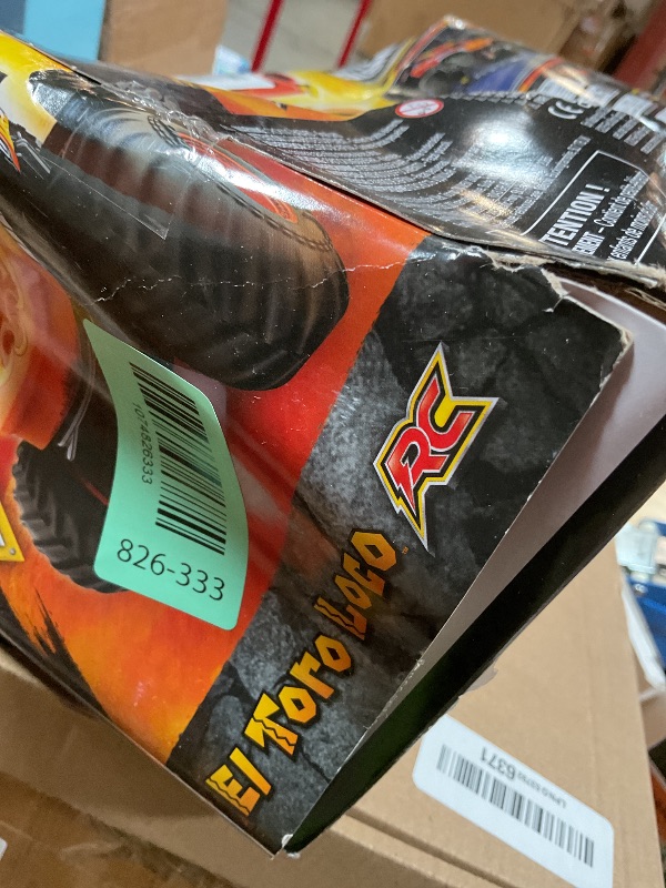 Photo 1 of **missing remote**Monster Jam, Official El Toro Loco Remote Control Monster Truck for Boys and Girls, 1:24 Scale, 2.4 GHz, Kids Toys for Ages 4 and Up