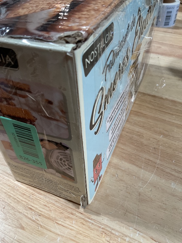 Photo 1 of **missing one fork**Nostalgia Tabletop Indoor Electric S'mores Maker - Smores Kit With Marshmallow Roasting Sticks and 4 Trays for Graham Crackers, Chocolate, and Marshmallows - Movie Night Supplies - Black