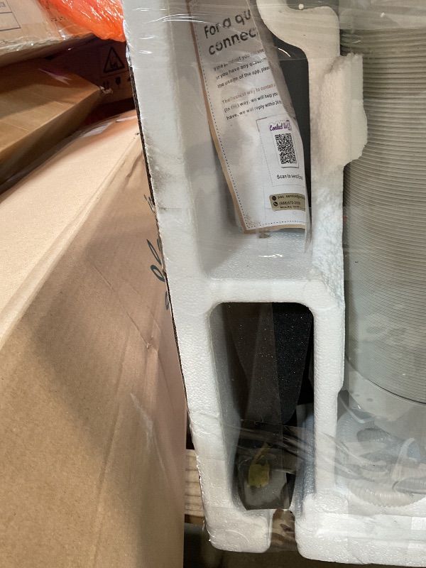 Photo 1 of *** MISSING KIT ***Humhold 12000BTU Portable Air Conditioners with Remote, Floor Standing Cooling Portable AC Unit with Fan & Dehumidifier,Sleep and Timer Mode,For Room up to 500 sq.ft, Windows Sealing Kit Included