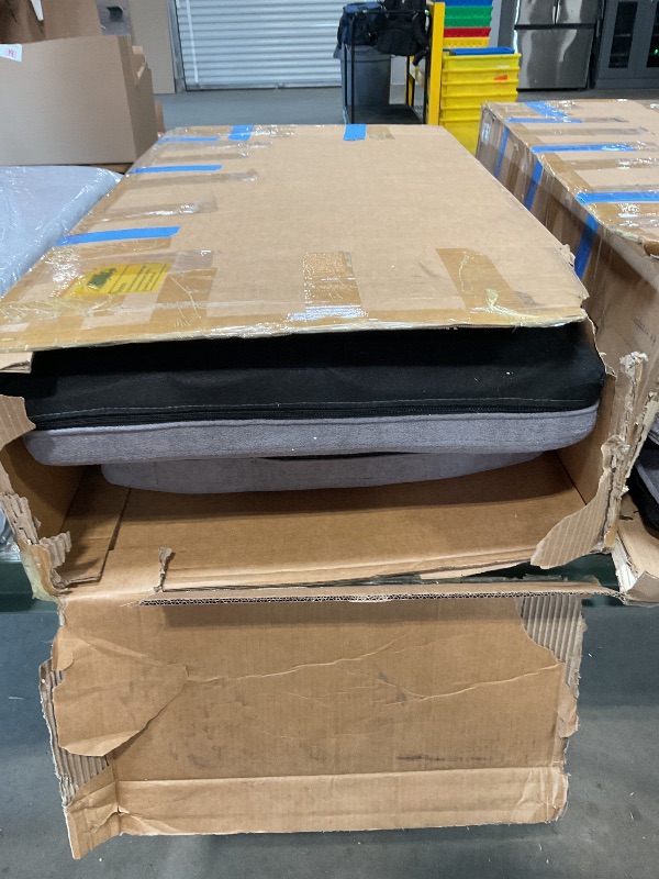 Photo 1 of *** CUSHIONS ONLY/USE FOR PARTS/USED/MINOR DAMAGE/UNKNOWN MISSING PARTS AND HARDWARE***YITAHOME Sectional Sleeper Sofa with Pull Out Couch Bed, 81" Convertible Sleeper Sofa with Adjustable Backrest, Sofa Bed Sleeper Couch with Armrest & USB Port, Grey