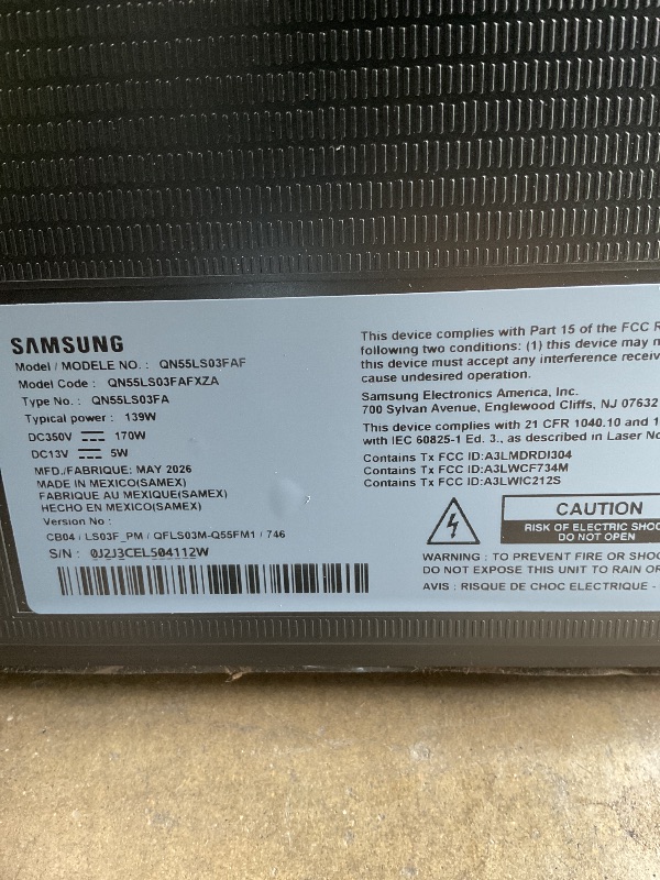 Photo 1 of ** was difficult to get the picture to load**Samsung 55-Inch Class The Frame LS03F 4K QLED Smart TV (2025 Model) Slim Fit Wall Mount, Modern Frame Design, NQ4 AI Gen2 Processor, Art Mode, Artful Picture Quality, Samsung Vision AI, Alexa Built-in