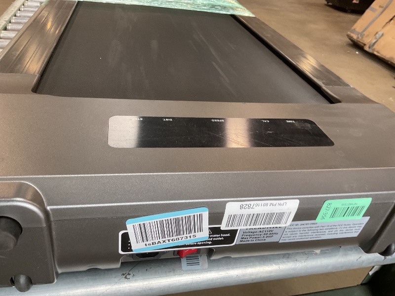 Photo 1 of ** dirt/scrapes**THERUN Walking Pad Treadmill, 3.0 HP Under Desk Treadmill, 2 in 1 Portable Treadmill for Home, Walking Pad with Handle Bar, 18" Widened Running Belt, 350 lbs Treadmills with App Connection, Remote
