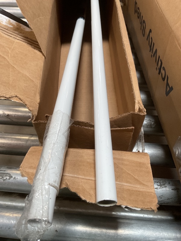 Photo 1 of **scrapes**ClosetMaid SuperSlide Adjustable Hanging Rod, 6 to 8 Feet - Organizer for Closet Systems, White