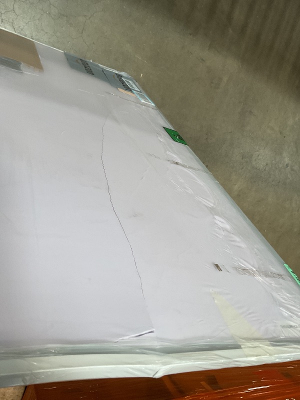 View 3 of ** MAJOR CRACK/DENT**VIZ-PRO Dry Erase Board/Magnetic Whiteboard, 60 X 40 Inches, Silver Aluminum Frame