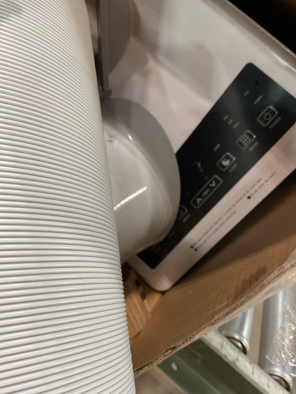 Photo 1 of ***INCOMPLETE SET / MISSING ASSEMBLY PIECES*** Garvee 8000 BTU Portable Air Conditioner, 3-in-1 Cooling, Dehumidifying & Fan for Rooms Up to 350 Sq. Ft | Quiet Sleep Mode | Energy-Saving 24-Hr Timer | AC Unit w/Remote & Full Window Kit, Black