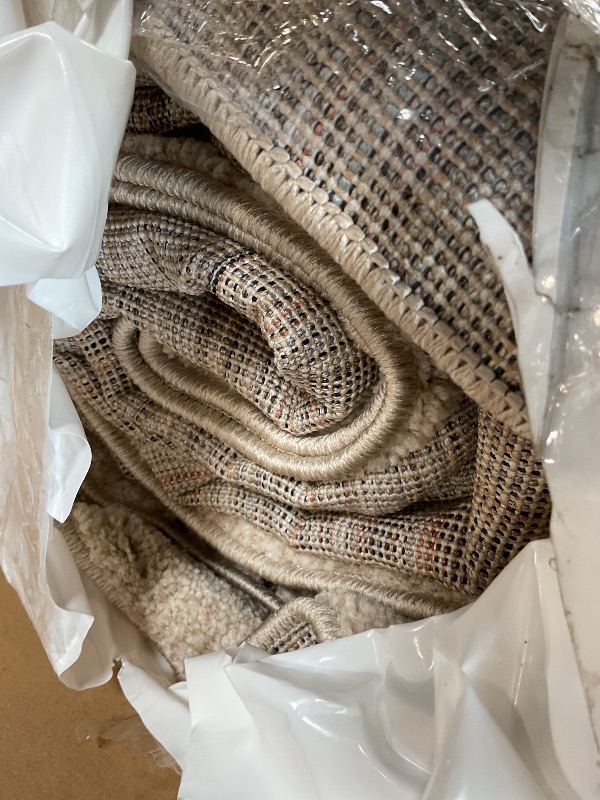 View 3 of ** dirt from transport **Loloi Darby Collection DAR-06 Sand/Dk. Grey 9'-2" x 13' Area Rug