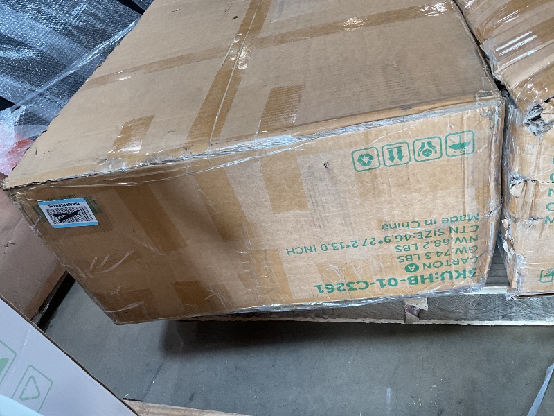 Photo 1 of ** selling as partial set. Boxes, C boxes, B and boxes A of set** HONBAY Sectional Sofa with Storage Seat U Shaped Couch with Reversible ChaiseConvertible Sectional Couches for Living Room,Dark Grey