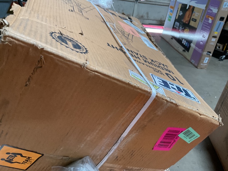 Photo 1 of ** selling as partial set. Missing height adjustment parts. Stands only** TCE 10 Ton (20,000 lb) Capacity Heavy Duty Steel Jack Stands, Medium Profile, 2 Pack, T70071 , Blue