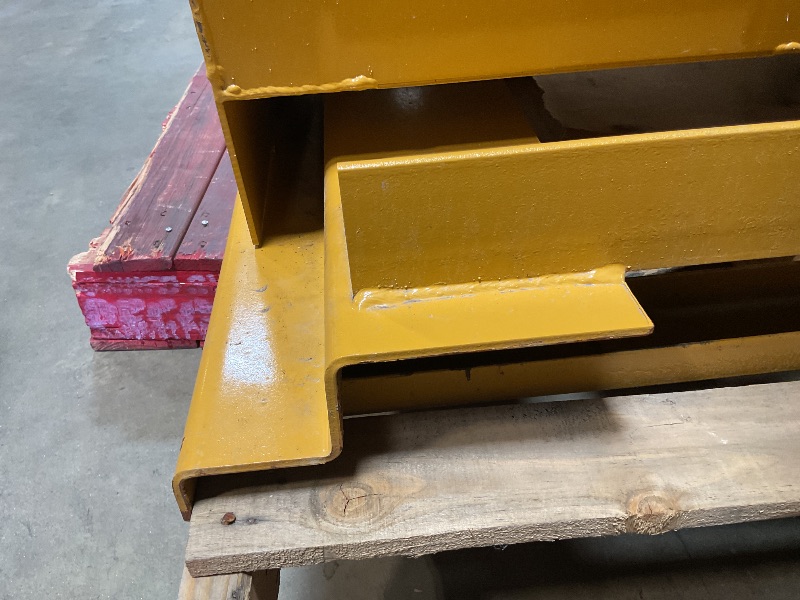 Photo 1 of ***MINOR SCRATCHES ***Apex Heavy Duty Self-Dumping Hopper, 1 Cubic Yard Capacity, 6000 lb Load Rating, Reinforced Steel Tilt Skip with Watertight MIG-Welded Body for Commercial and Industrial Forklift Use, Made in USA
