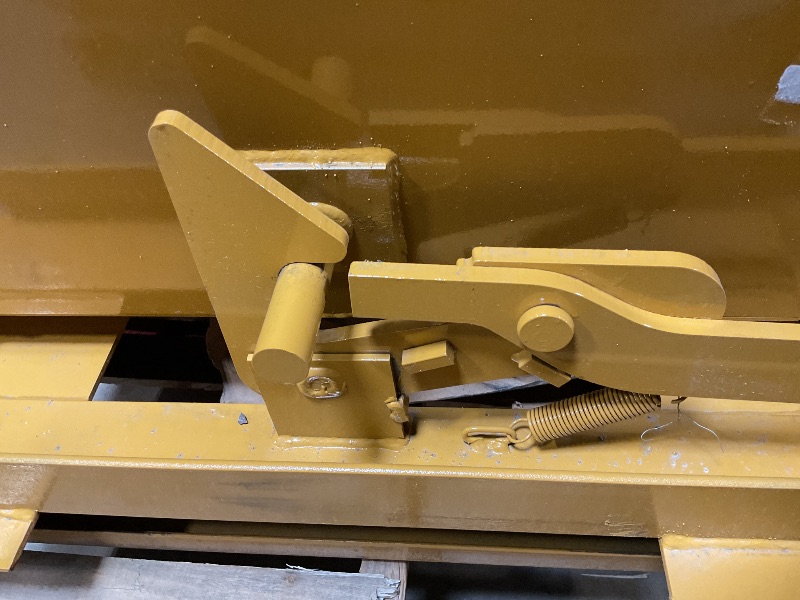 Photo 1 of ***MINOR SCRATCHES ***Apex Heavy Duty Self-Dumping Hopper, 1 Cubic Yard Capacity, 6000 lb Load Rating, Reinforced Steel Tilt Skip with Watertight MIG-Welded Body for Commercial and Industrial Forklift Use, Made in USA