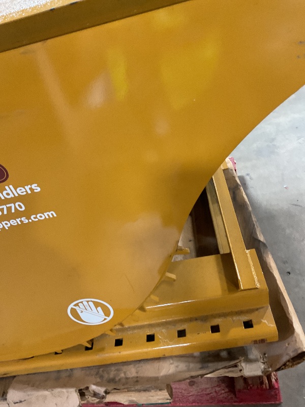 Photo 1 of ***MINOR SCRATCHES ***Apex Heavy Duty Self-Dumping Hopper, 1 Cubic Yard Capacity, 6000 lb Load Rating, Reinforced Steel Tilt Skip with Watertight MIG-Welded Body for Commercial and Industrial Forklift Use, Made in USA