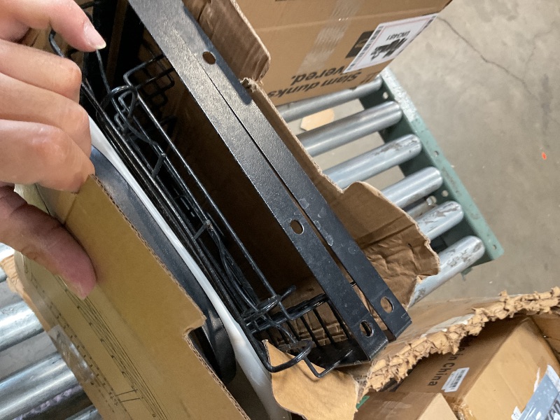 Photo 1 of *** DAMAGED BOX COULD BE MISSING ASSEMBLY PIECES***Sakugi 2-Tier Dish Drying Rack - Stainless Steel Dish Rack with Cutlery & Utensil Holders for Kitchen Counter, Sink Organization and Storage for Small Family, 15" W x 11.4" L x 15" H, Black