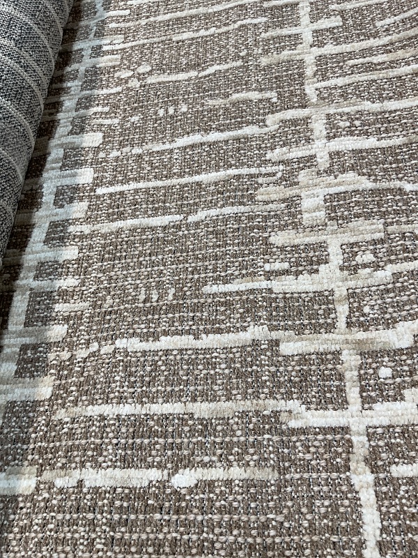 Photo 1 of ***DIRTY BINDING ON EDGES***Loloi Amber Lewis Bexley Collection BEX-02 Taupe/Natural 11'-6" x 15' Area Rug Neutral, Textured, Living, Bedroom, Dining, CarpetLPNPMEH7104549