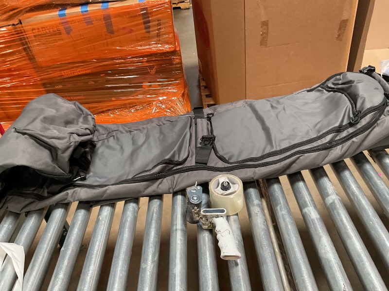 Photo 1 of ***CHECK NELLIS PHOTO FOR DESIGN***TOURIT Rolling Ski Bag and Ski Boot Bag Combo, Snowboard Bag with Wheels for Air Travel Ski Bag Holds 2 Pairs of Skis (190cm), Grey
