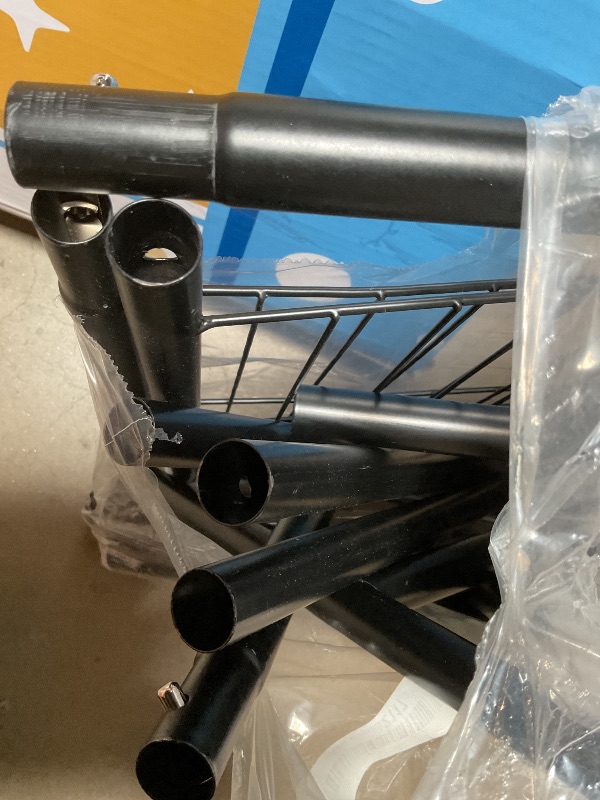 Photo 1 of ****FOR PARTS ONLY/ MISSING ASSEMBLY PIECES*** Shelves with wheels