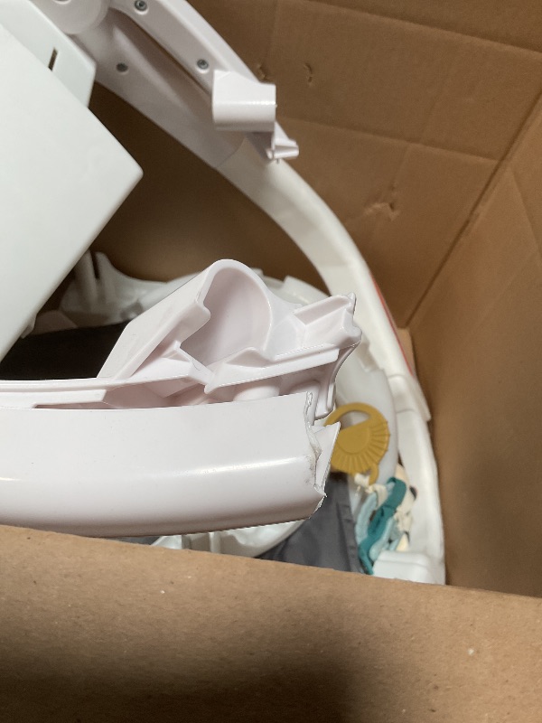 View 3 of ** major damage. Selling for parts ** Fisher-Price Portable Baby Chair Sit-Me-Up Floor Seat with Snack Tray, Newborn Sensory Activity Toys & Plush Cute Sloth Washable Pad?