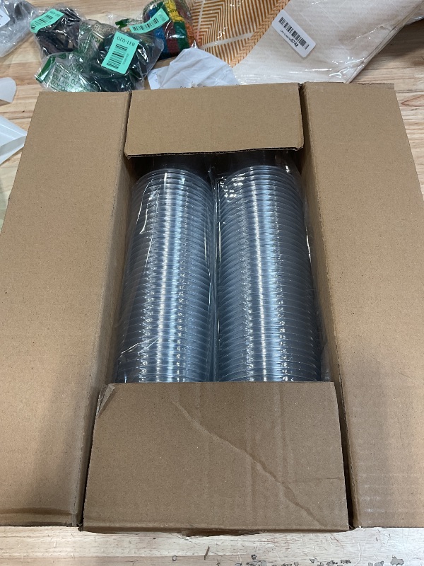 Photo 1 of [200 COUNT]HAKOWARE 8 oz Clear Disposable Plastic Cups, Disposable Cold Cup 8 oz for Wedding & Party, Plastic Soda Cups, Disposable Clear Drinking Cup for Iced Coffee & Cold Beverage