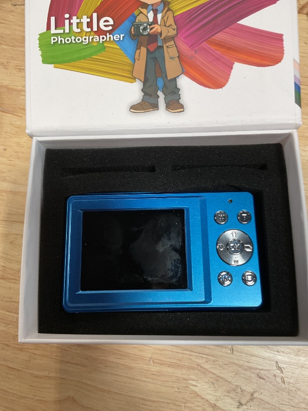 Photo 1 of **PICTURE QUALITY IS BAD*** Digital Camera, 44MP Compact Camera, FHD 1080P Point and Shoot Digital Cameras with 16X Zoom, Face Detect, Smile Capture, Anti Shake, for Boys Girls Teens Gifts (Blue)