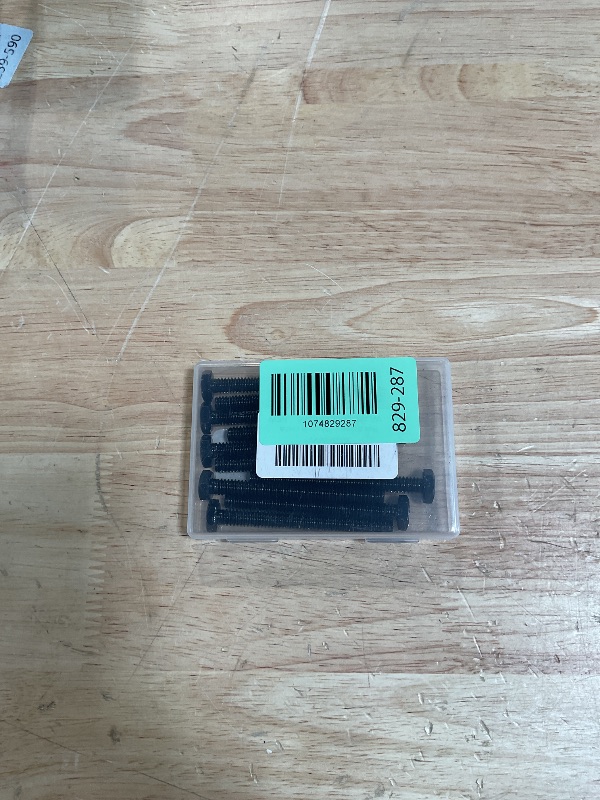 Photo 1 of 1/4-20 x 2-1/2" Hex Head Bolts, Fully Threaded, Stainless Steel 304(18-8) Bolt, Black Finish, Quantity 10