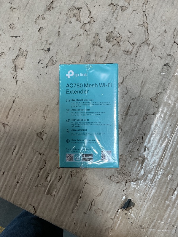 Photo 1 of **FACTORY SEALED**TP-Link WiFi Extender with Ethernet Port, Dual Band 5GHz/2.4GHz, Up to 44% More Bandwidth Than Single Band, Covers Up to 1200 Sq.ft and 30 Devices, Signal Booster Amplifier Supports OneMesh(RE220)