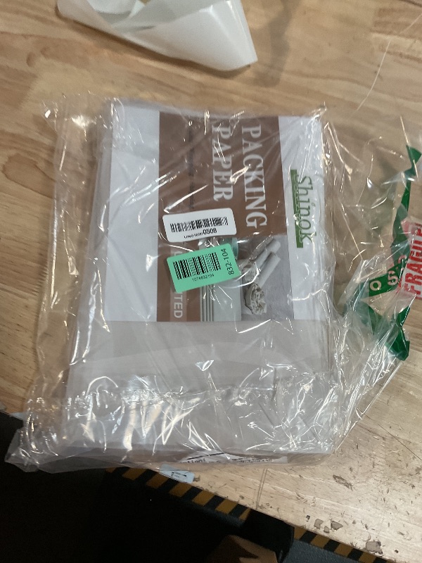 Photo 1 of 100 Sheets Packing Paper for Moving, Newsprint Paper for Packing Wrapping, Wrapping Paper for Packaging Glasses Dishes - Must Have Packing Supplies for Moving Box Filler(12 * 24in)