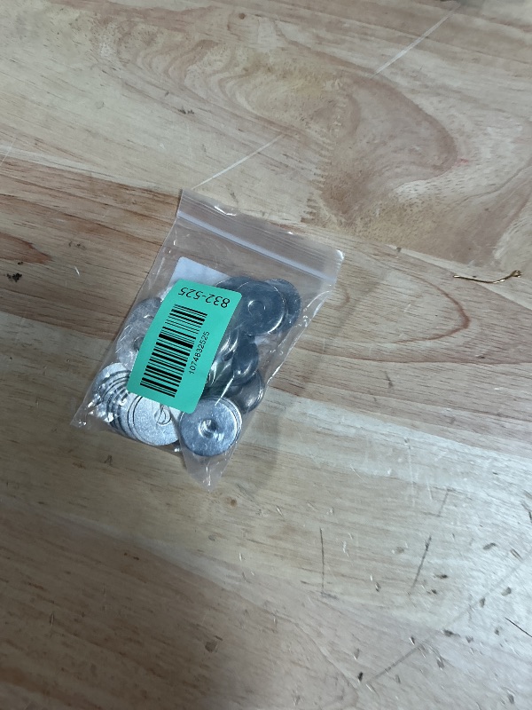 View 1 of 1/4" x 1" Stainless Fender Washer,18-8 (304) Stainless Steel Flat Washer,1/4" ID x 1" OD x 0.078" Thick(40Pcs)